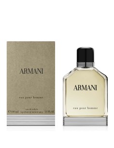 Frasco de cristal de la fragancia Giorgio Armani Eau Pour Homme para hombre 2