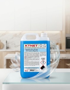 KTNET limpiador bioalcohol azul fragancia magnolia para suelos de gres y marmol 2