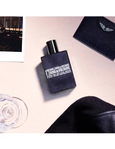 Frasco de perfume masculino Zadig & Voltaire This Is Him! Eau de Toilette de vidrio negro 2