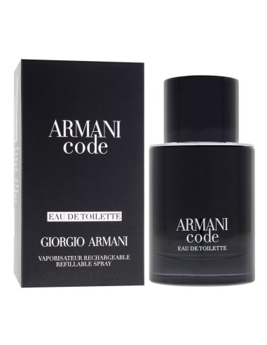 Estuche y frasco recargable de Giorgio Armani