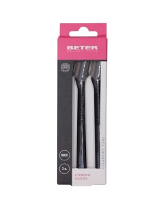 Cuchilla depiladora de cejas Beter con mango negro 2