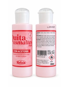 KELSIA QUITAESMALTE PUSH CON ACETONA 200 ML