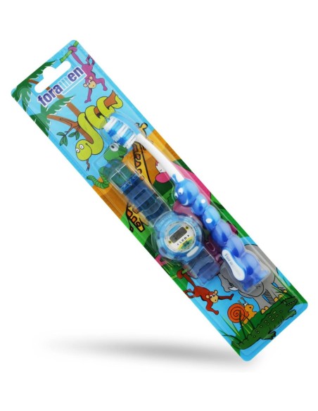 Cepillo Dental Infantil Foramen Extra Suave con Reloj Pulsera