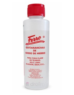 Ferrokit quitamanchas de óxido profesional en botella de 250 ml