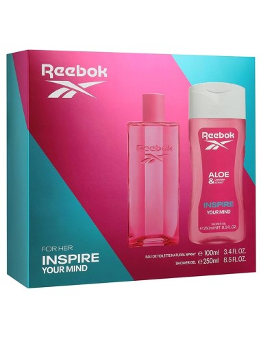 Estuche Reebok Inspire Your Mind para mujer con colonia y gel de ducha