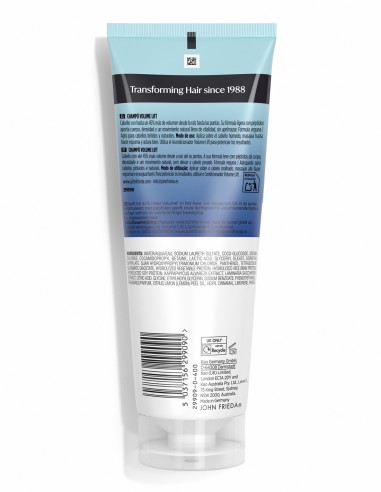 Tubo de John Frieda Volume Lift Lightweight Shampoo de 250 ml