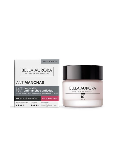 Crema antimanchas antiedad Bella Aurora b7 para piel normal-seca