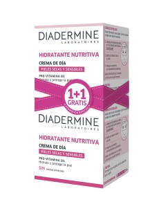 Pack 1+1 de Diadermine Hidratante Nutritiva crema de día para piel seca y sensible
