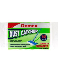 Gamex Dust Catcher recambios de mopa gigantes de 30 × 50 cm en paquete de 16 unidades