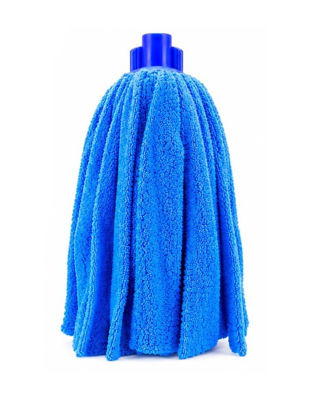 FREGONA MICROFIBRA TIRAS LOVE AZUL