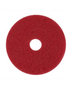 Disco abrasivo rojo RESSOL V-Line de 21 pulgadas y 53 cm para limpieza profesional de suelos