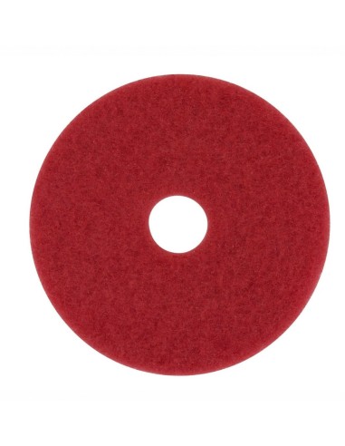 Disco abrasivo rojo RESSOL V-Line de 21 pulgadas y 53 cm para limpieza profesional de suelos