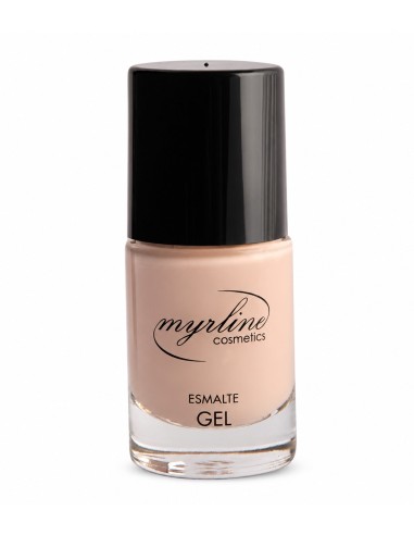 Esmalte de uñas efecto gel Myrline 102 en tono beige nude suave