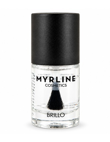 Esmalte transparente Myrline Brillo 000 de 10 ml con tapón negro