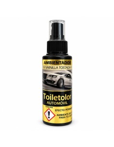 Ambientador para coche Toiletolor vainilla tostada de 90 ml con pulverizador