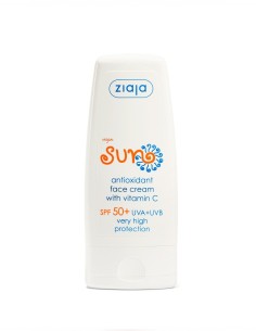 Ziaja Sun crema facial antioxidante con vitamina C SPF 50+ de 50 ml