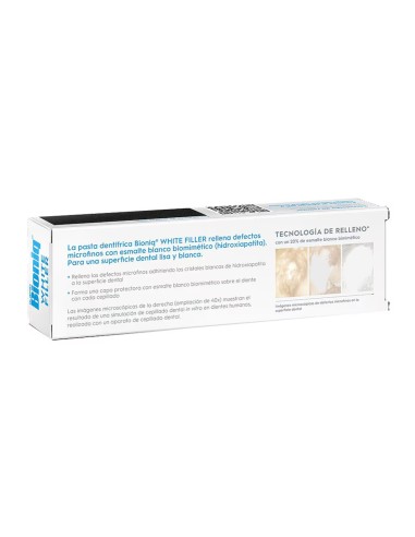BIONIQ WHITE FILLER PASTA DENTIFRICA BLANQUEADORA 75 ML