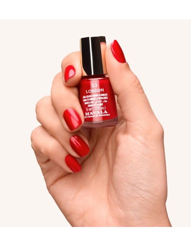Mavala 53 London esmalte rojo 5 ml | Drolim