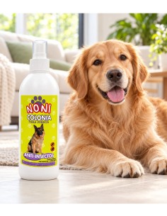 Noni Colonia para Perros Anti-Insectos 500 ml en botella blanca con pulverizador 2