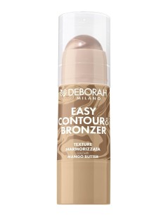Deborah Milano Easy Contour & Bronzer en stick con tapa transparente