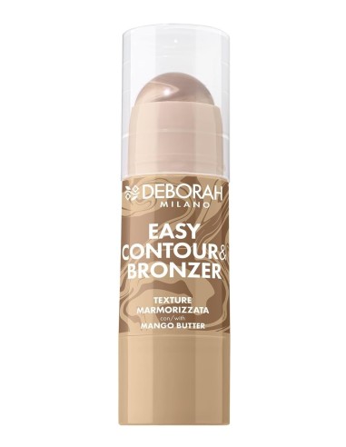 Deborah Milano Easy Contour & Bronzer en stick con tapa transparente