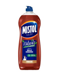 Mistol Naturals Vinagre lavavajillas a mano de 650 ml con tapón azul