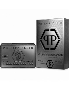 Perfume Philipp Plein No Limits Dark Platinum de 90 ml con pulverizador