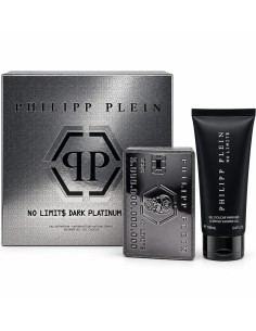 Estuche Philipp Plein No Limits Dark Platinum EDP 90 ml con gel de ducha No Limits 100 ml