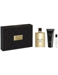 Estuche Jimmy Choo Man Parfum con perfume 100 ml, gel de ducha 100 ml y vaporizador 7,5 ml