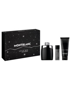 Estuche Montblanc Legend Eau de Toilette con perfume 100 ml, vaporizador 15 ml y gel de ducha 100 ml