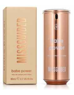 Missguided Babe Power Eau de Parfum 80 ml con frasco en oro rosa y caja