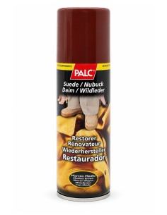 PALC Reparador Ante-Nubuk Marrón Medio en spray de 200 ml con tapón marrón