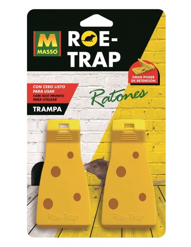 Roe-Trap trampa mecánica para ratones para utilizar con cebo alimentario