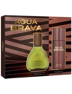 Estuche Agua Brava con eau de cologne vaporizador de 100 ml y desodorante spray de 150 ml