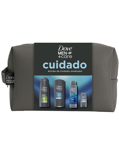 Neceser Dove Men+Care con gel de 400 y 55 ml, champú de 250 ml y desodorante spray de 150 ml