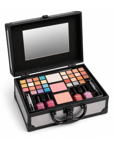 Magic Studio Iconic maletín de maquillaje con asa, cierre frontal y espejo interior 2