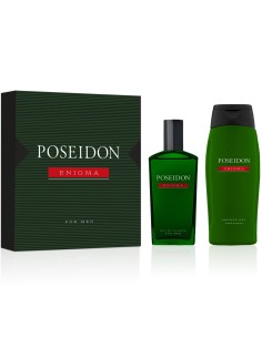 Estuche Poseidon Enigma para hombre con eau de toilette de 100 ml y gel de ducha perfumado de 250 ml