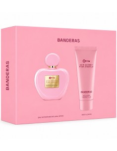 Banderas Her Secret Pink Absolu estuche con Eau de Parfum de 80 ml y loción corporal de 75 ml