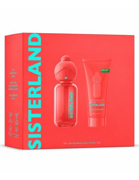 Benetton Sisterland Delicious Crush estuche con Eau de Parfum de 80 ml y loción corporal de 75 ml