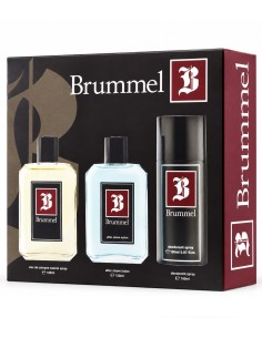 Brummel estuche con colonia vaporizador 125 ml, after shave 125 ml y desodorante spray 150 ml