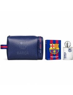 FC Barcelona set con colonia Eau de Toilette de 100 ml y neceser premium azul marino