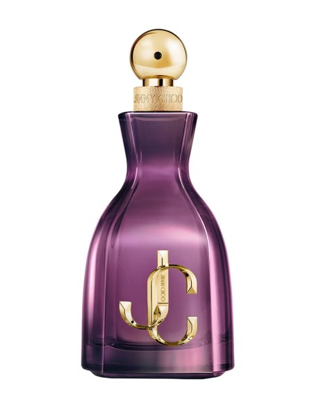 Jimmy Choo I Want Choo Midnight Eau de Parfum de 60 ml en frasco morado con detalles dorados