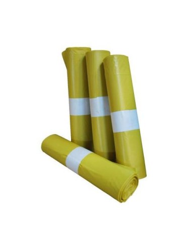 SACO BASURA 85X105 10U COLOR AMARILLO G/95 100L