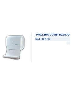DISPENSADOR TOALLERO COMBI BLANCO PRESTI