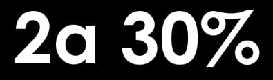 -30% en la 2ª unidad
